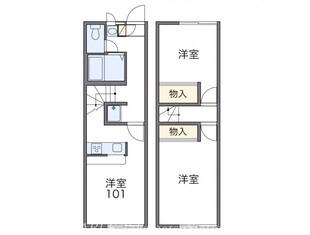 レオパレス木太南の物件間取画像